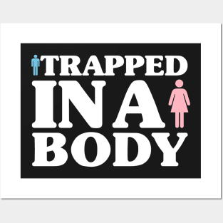 Boy Trapped In A Girl's Body Transgender Trans Posters and Art